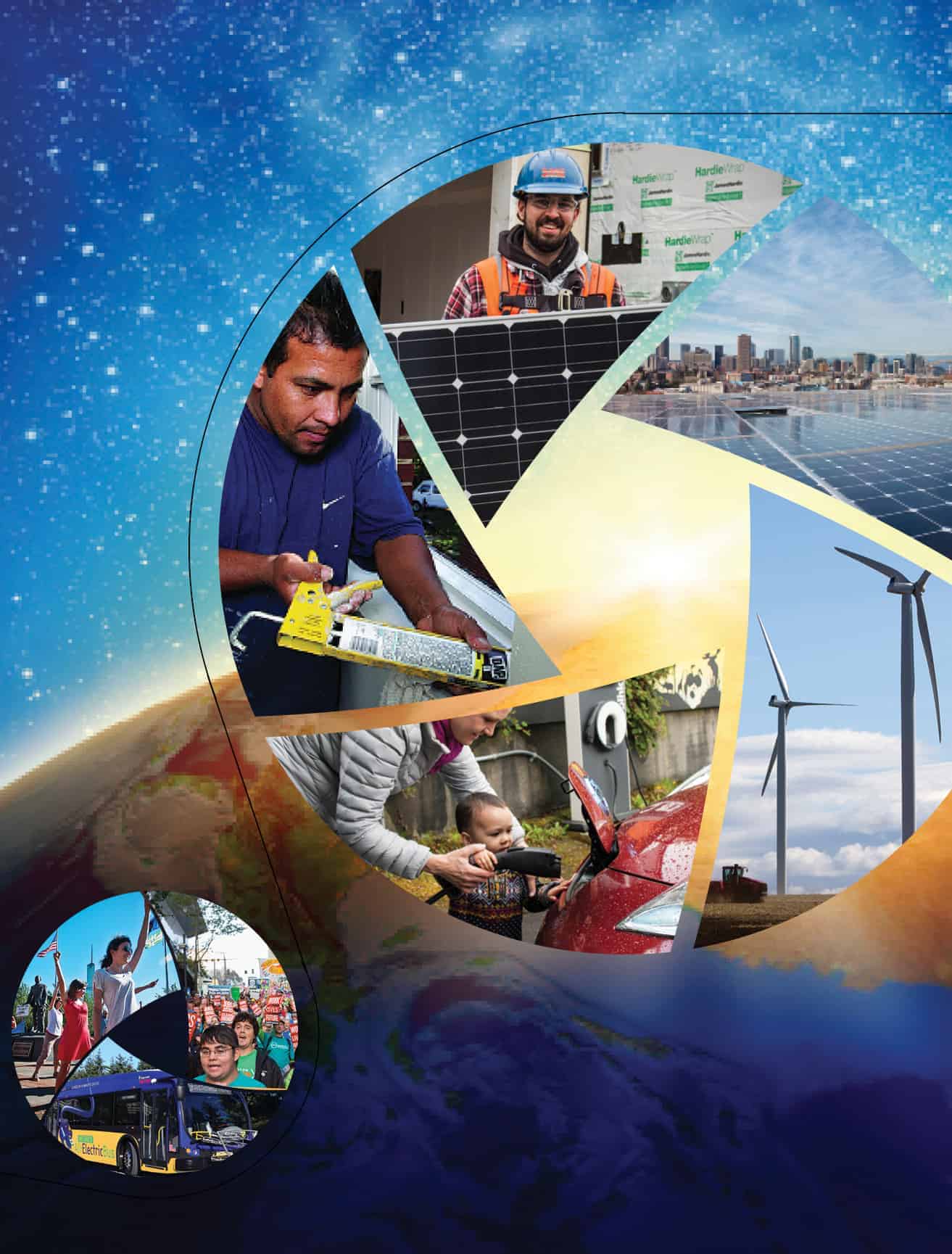 climate solutions branding - cover design by shew design