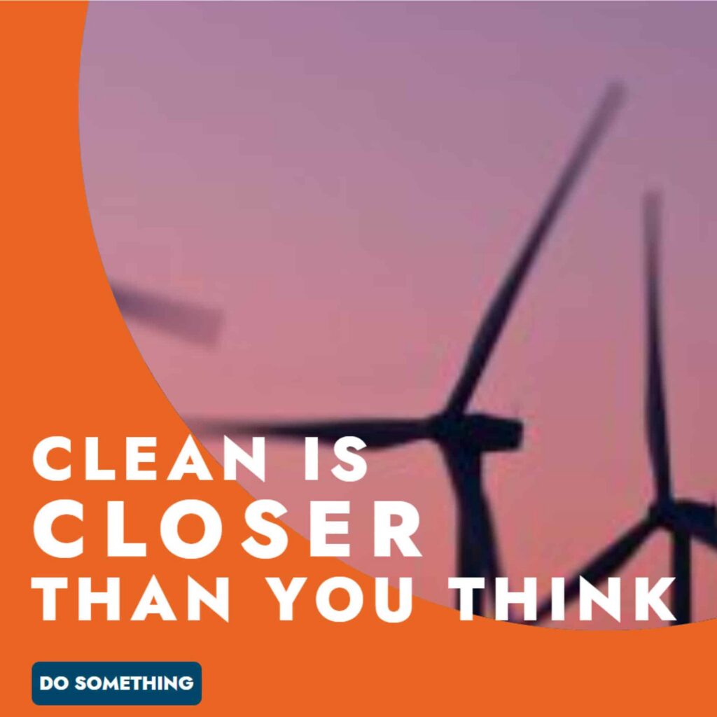 climate solutions branding and website design- 100% clean energy for PNW website