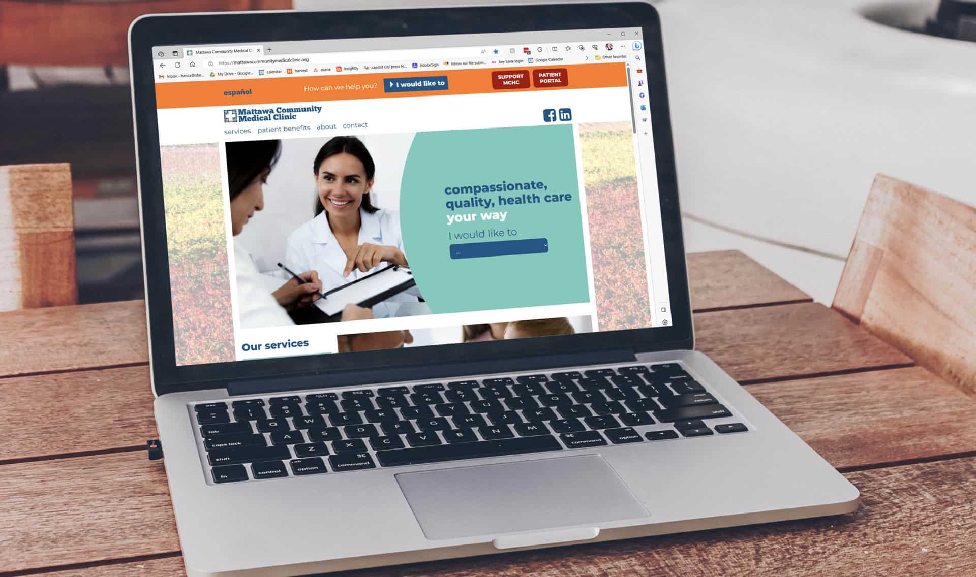 website design for Mattawa Community Medical Clinic