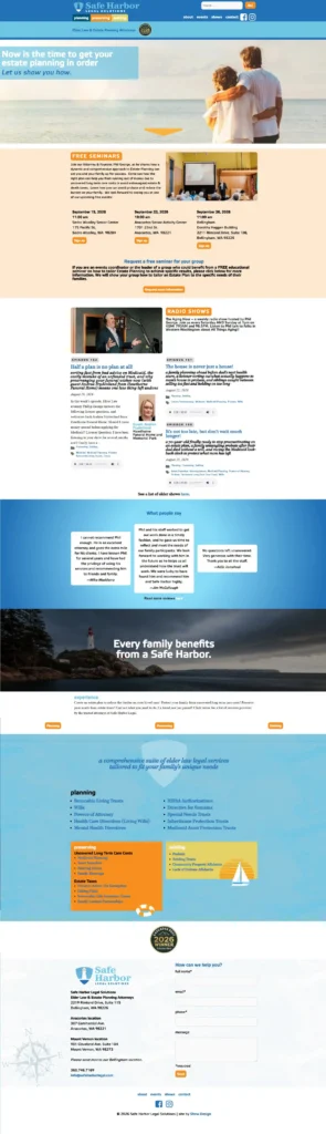 safe harbor legal solutions desktop home page